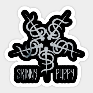 Skinny on Pentagram Sticker